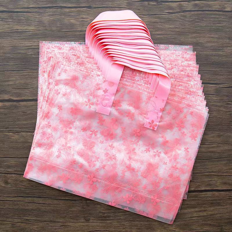 Cute Wool Bear New Plastic Portable Packaging Gift Clothing Shopping Bag Children'S Clothing Shoe Box Bag - Image 3